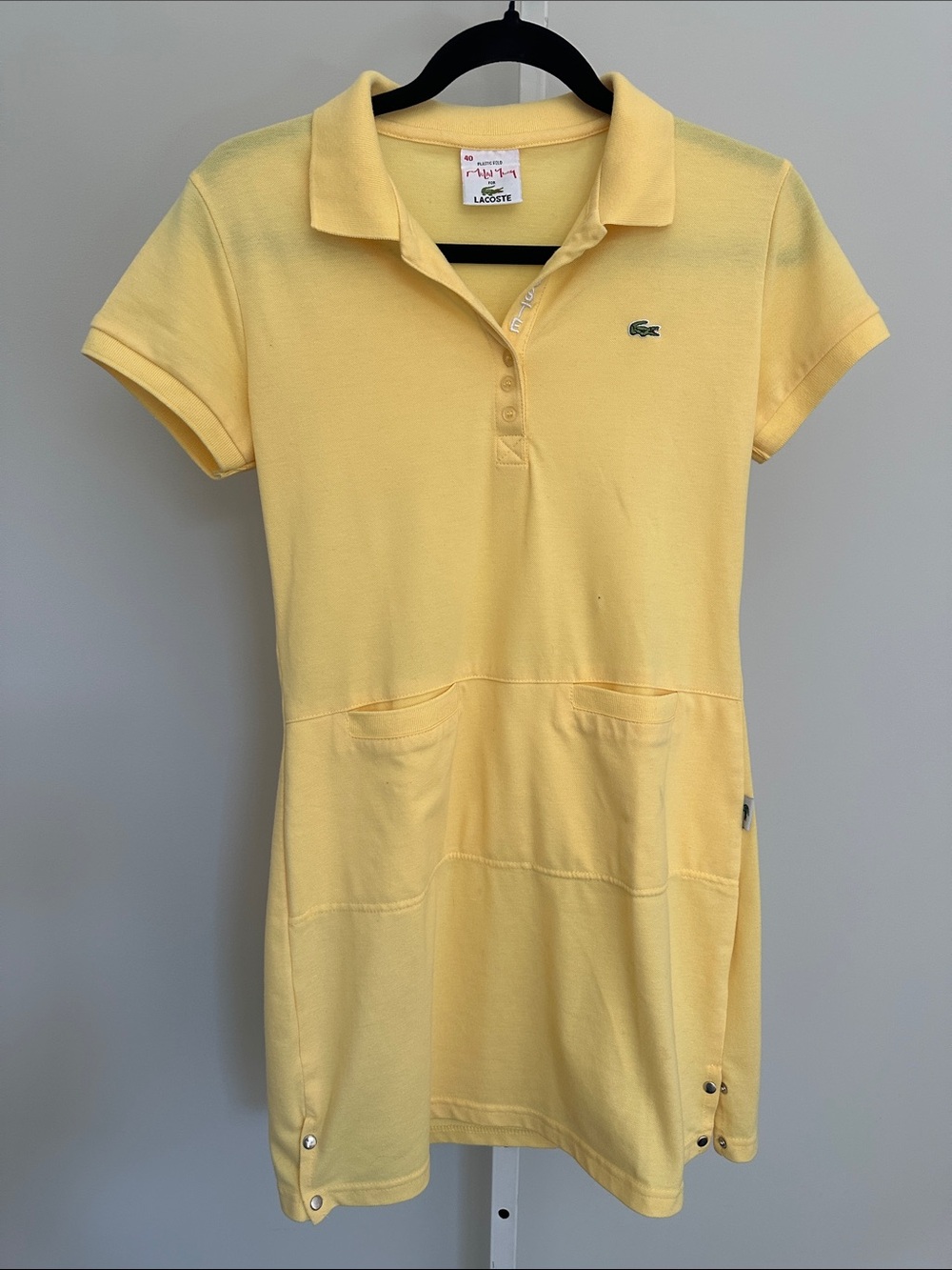 Lacoste Vintage Micheal Young Yellow Tennis Dress